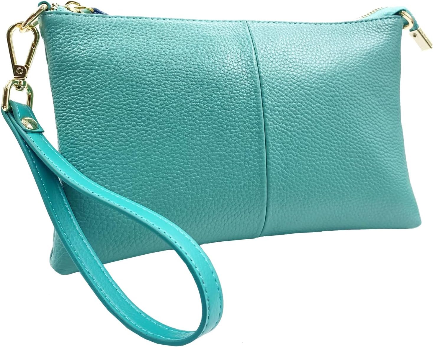 Beurlike Leather Wristlet Wallet Clutch Purses For Women Small Crossbody Phone Bags