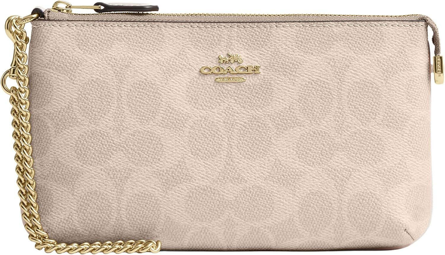 Coach Large Wristlet W Chain