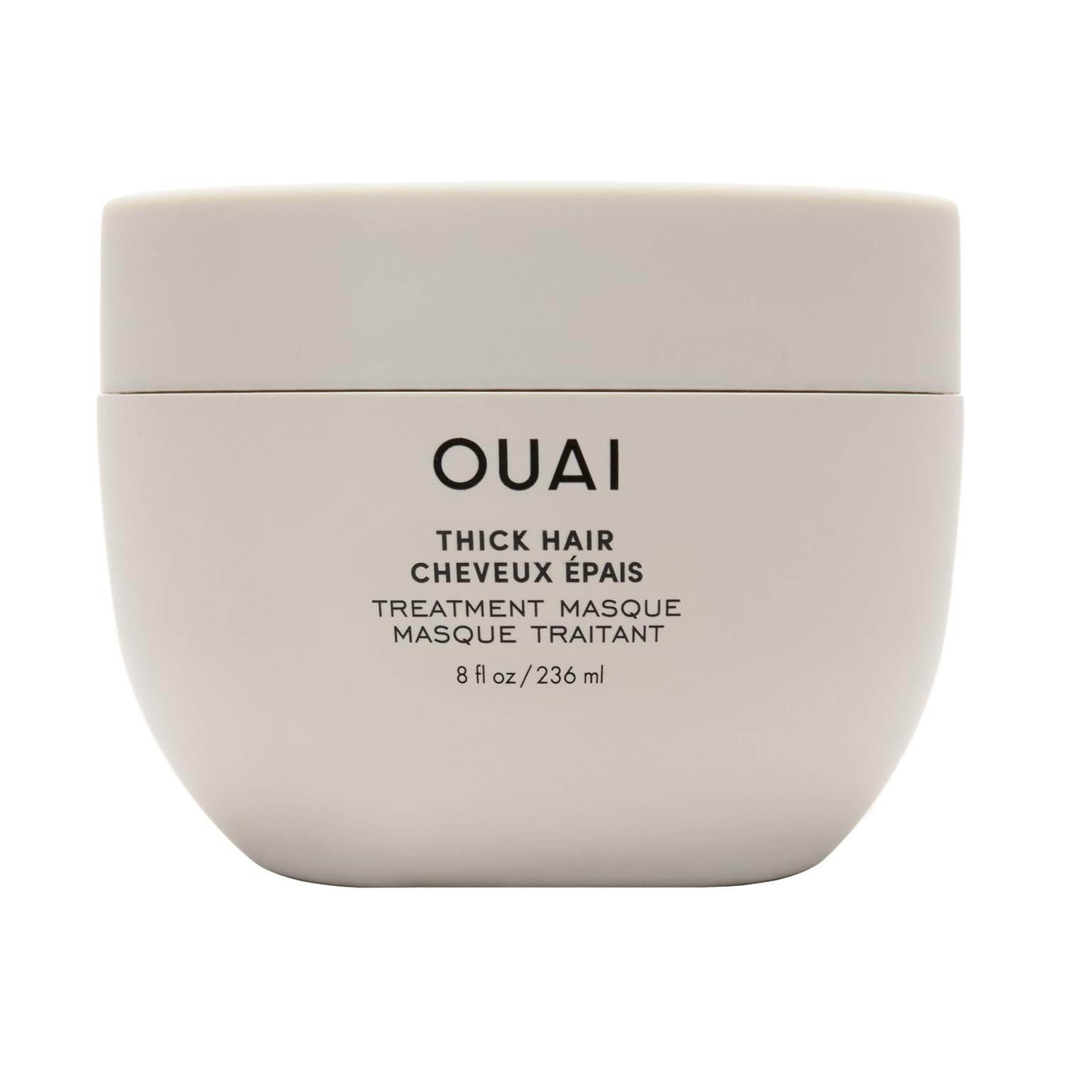 OUAI Thick Hair Mask – Deep Conditioning Hair Mask with Almond Oil, Olive Oil, & Hydrolyzed Keratin to Restore Damaged Strands – Phthalate & Paraben Free (8 fl oz)