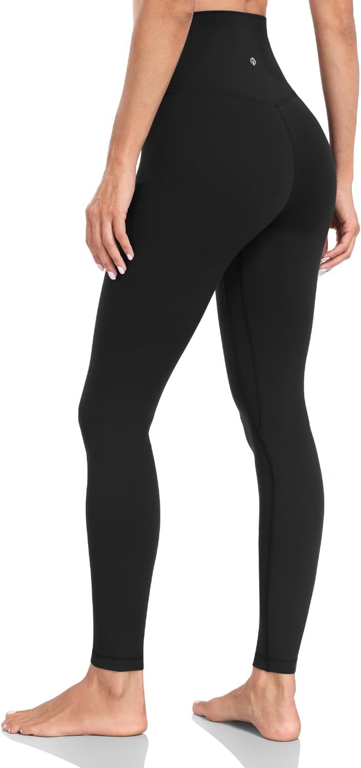 HeyNuts Yoga Pro Leggings 28”, Buttery Soft High Waisted Lounge Yoga Pants Full Length