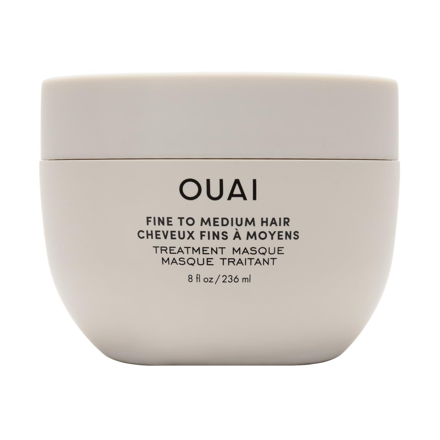 OUAI Fine to Medium Hair Treatment Masque – Hydrating Hair Mask to Help Repair Strands & Increase Shine – With Shea Butter, Keratin and Panthenol – Paraben, Phthalate & Sulfate Free (8 Fl Oz)