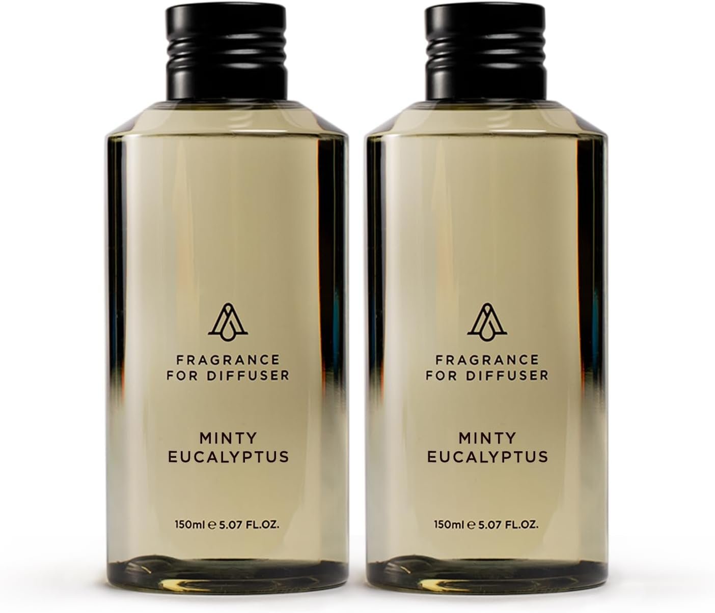 AromaPlan Hotel Scents Minty Eucalyptus 5 Fl Oz (2 Pack), Luxury Aroma & Hotel Fragrance Diffuser Oil- Hotel Diffuser Oil for Aromatherapy- USA Made, Bigger Bottle, Bolder Aroma & Longer Lasting