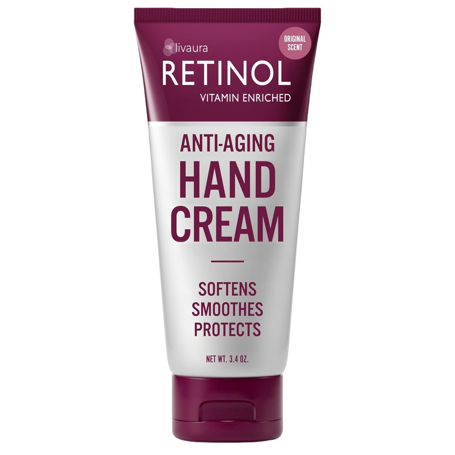 Retinol Anti-Aging Hand Cream – The Original Retinol Brand For Younger Looking Hands –Rich, Velvety Conditions & Protects Skin, Nails & Cuticles – Vitamin A Minimizes Age’s Effect on Skin