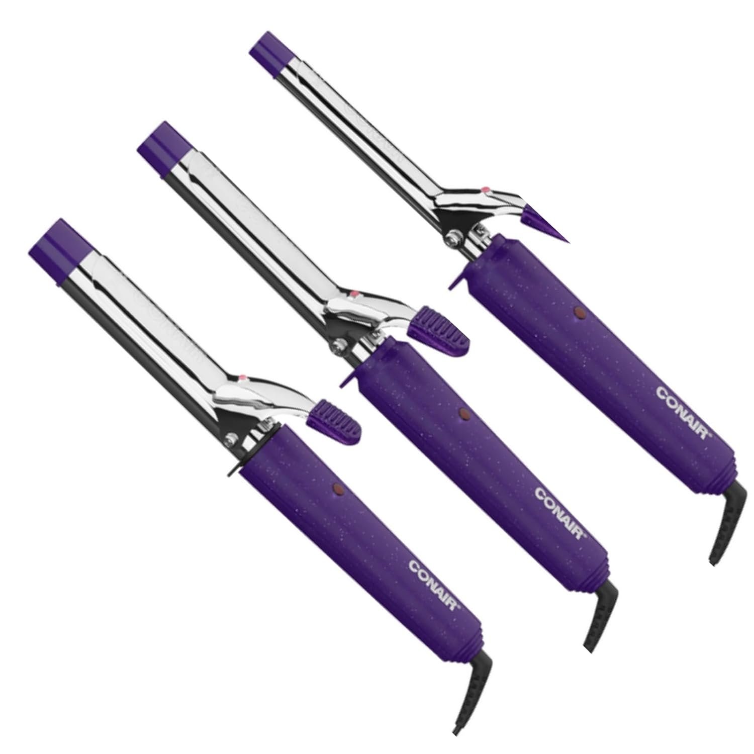 Conair Supreme Curling Iron Combo Pack, 1/2″, 3/4″, & 1″, Set of 3