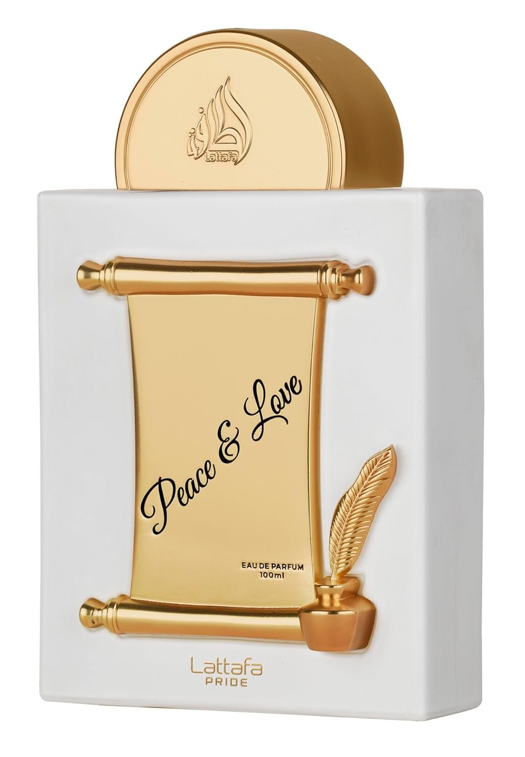 Lattafa Pride Peace & Love for Unisex Eau de Parfum Spray, 3.4 Ounce / 100 ml