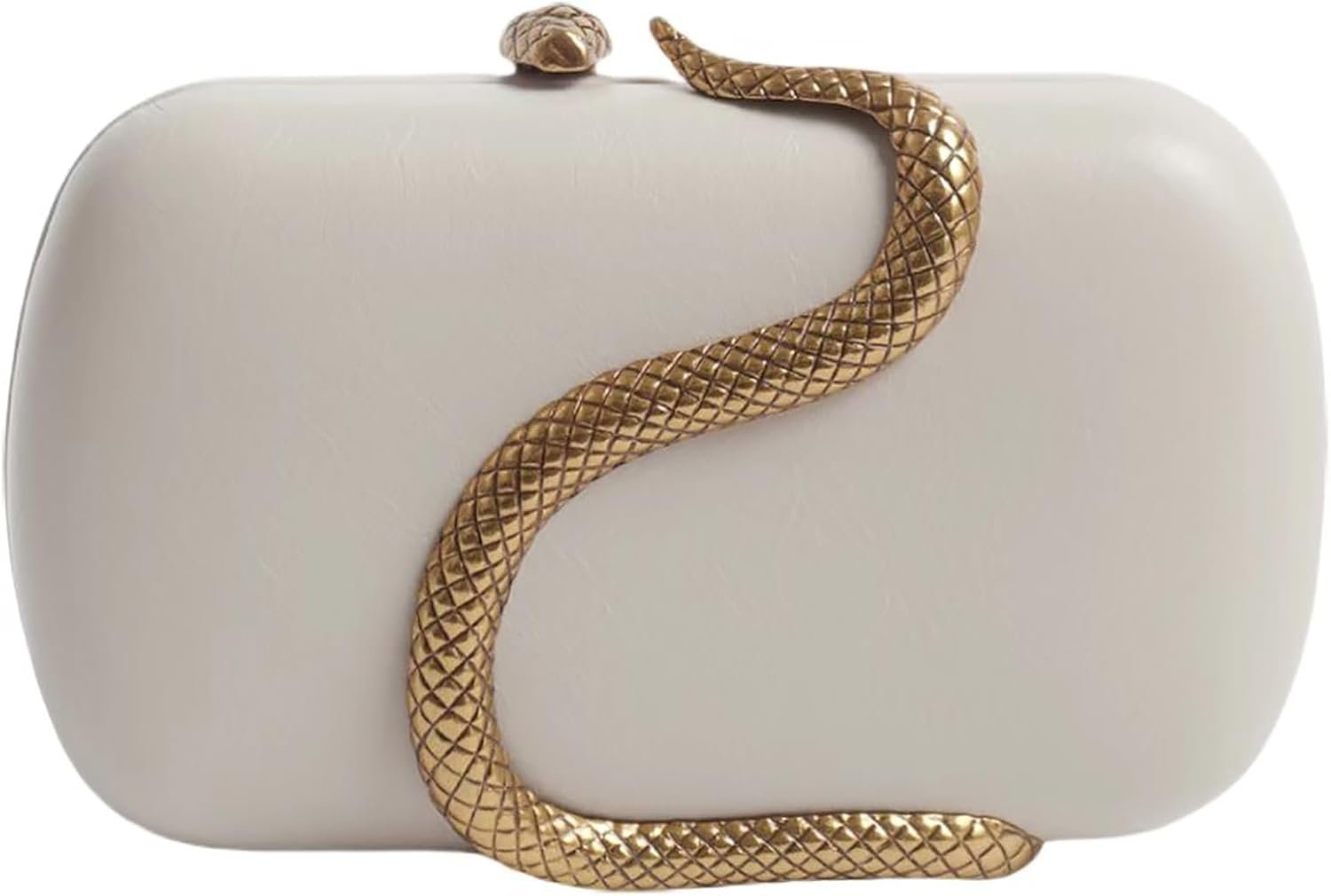 PU Leather Wedding Evening Bag Formal Clutch Purse for Women with Snake