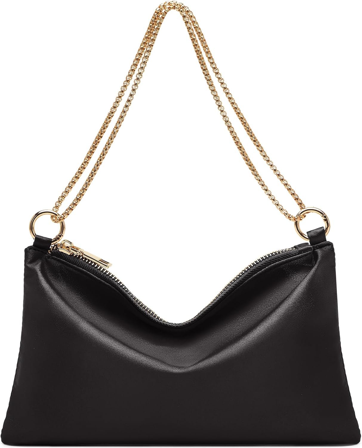 oscaurt Women’s Evening Handbag Satin Shoulder Bag Purse for Prom Engagement Cocktail Party Wedding