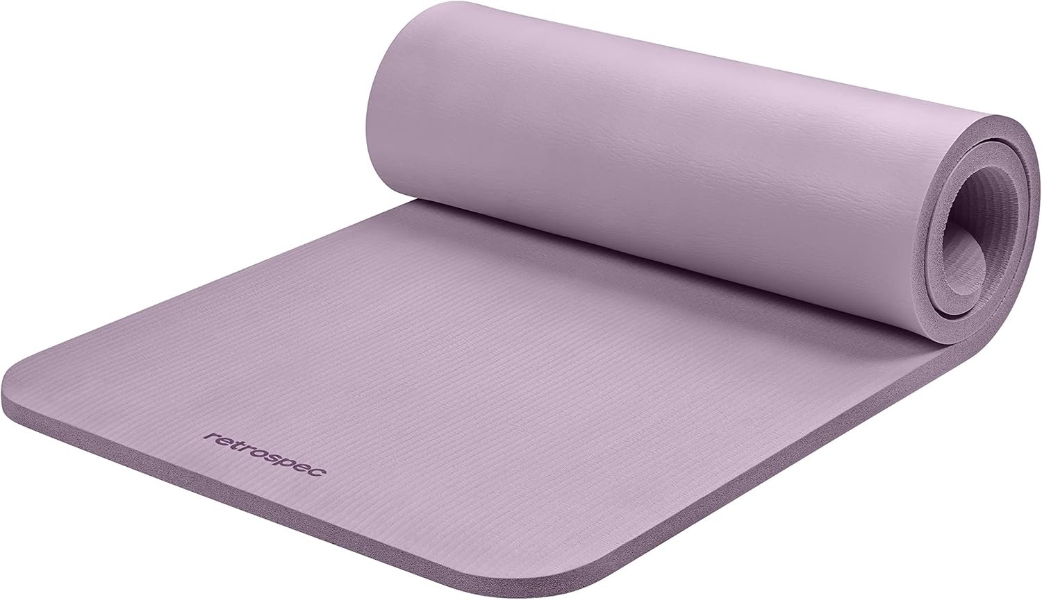 Retrospec Solana Yoga Mat 1″ Thick w/Nylon Strap for Men & Women – Non Slip Exercise Mat for Home Yoga, Pilates, Stretching, Floor & Fitness Workouts