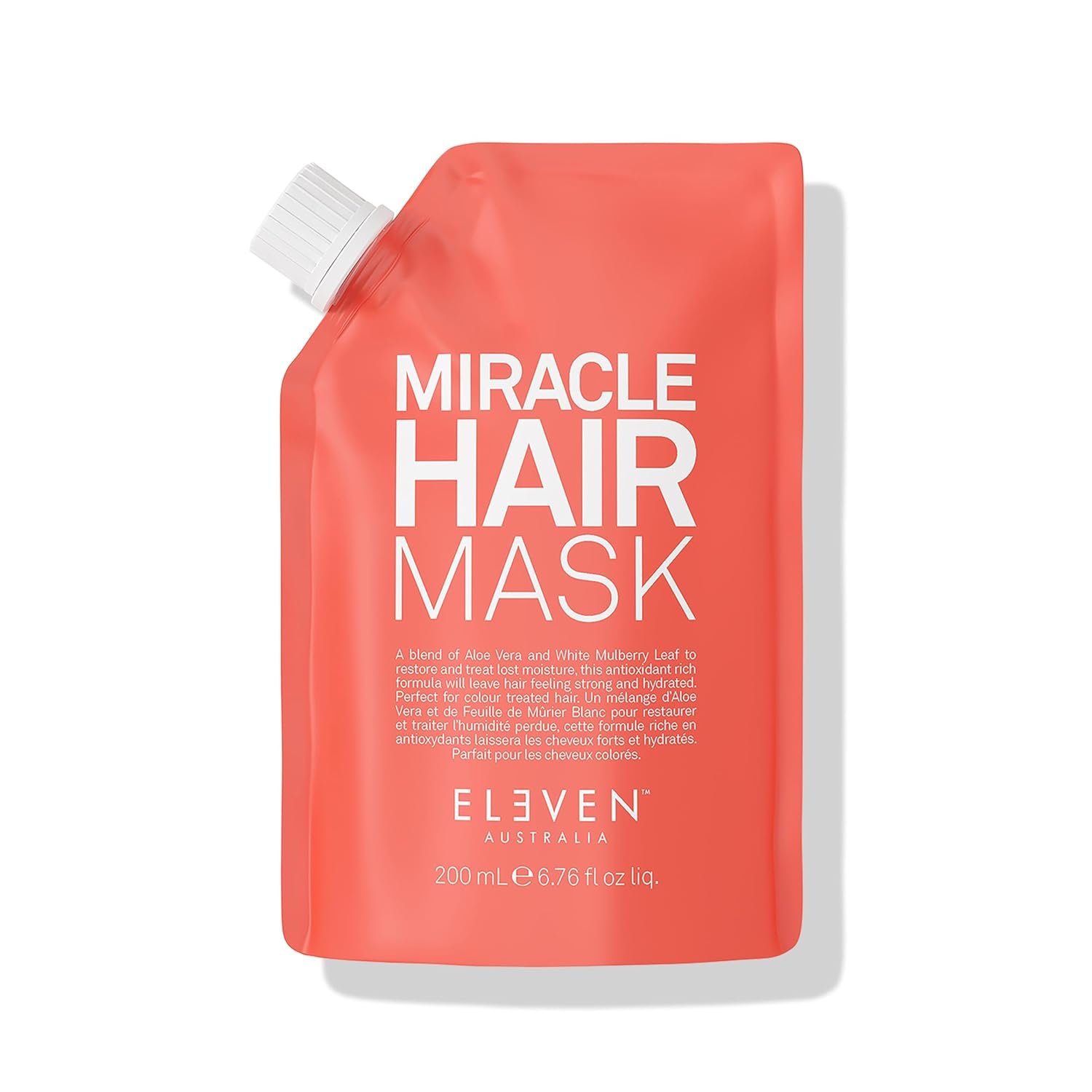 ELEVEN AUSTRALIA Miracle Hair Mask for Dry Damaged Hair – Deep Conditioning Treatment for Men & Women, Restores Moisture & Helps Damage, Hydrating & Moisturizing, Nourishing Formula – 6.8 fl oz