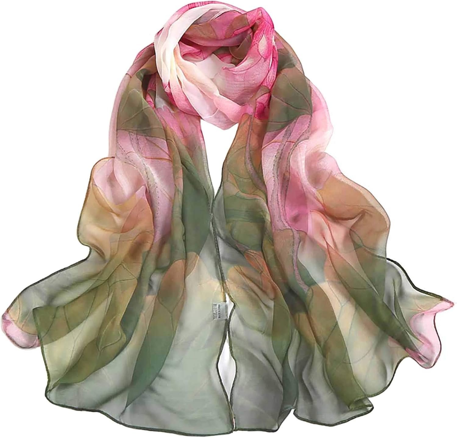 Acotavie Scarfs for Women Lightweight Fashion Scarves Print Floral Pattern Scarf Shawl Wraps