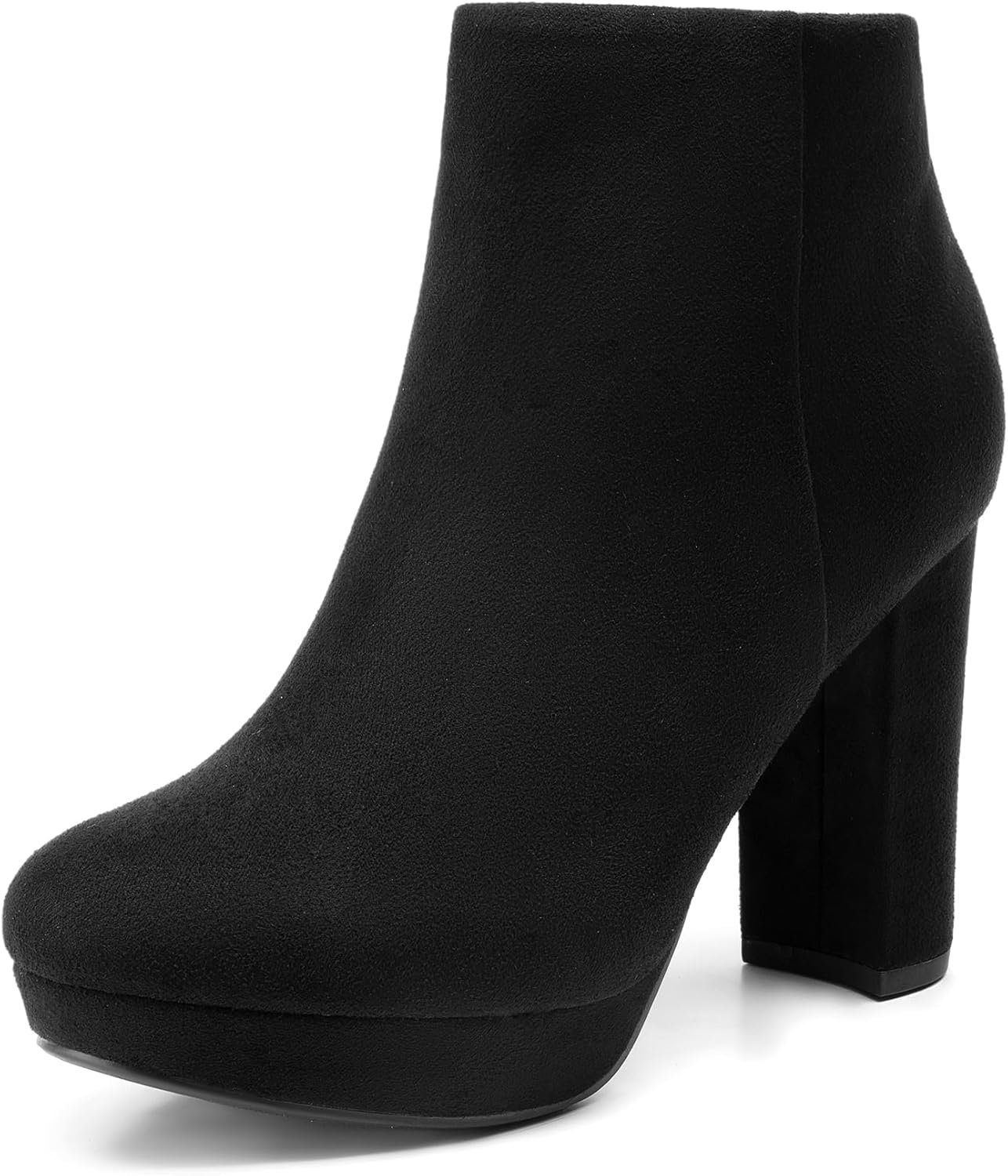 DREAM PAIRS Women’s Stomp High Heel Ankle Boots
