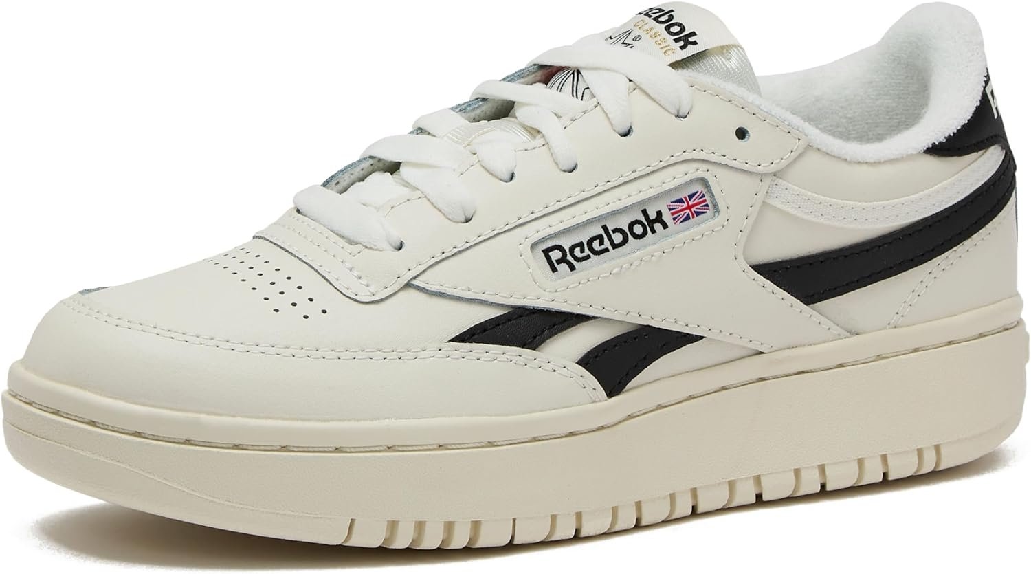 Reebok Womens Club C Double Revenge Platform Tennis Shoes for Women, Fashion Womens Sneakers