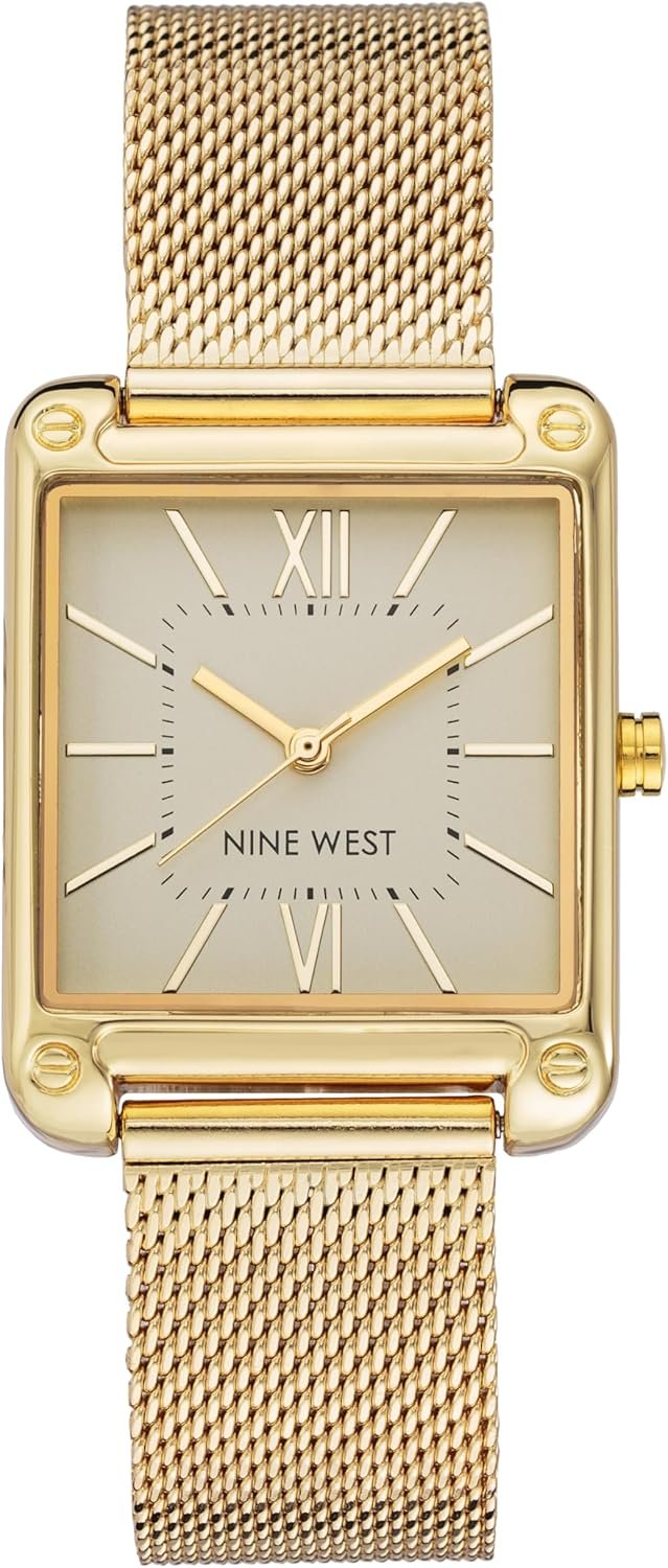 Nine West Women’s Mesh Bracelet Watch