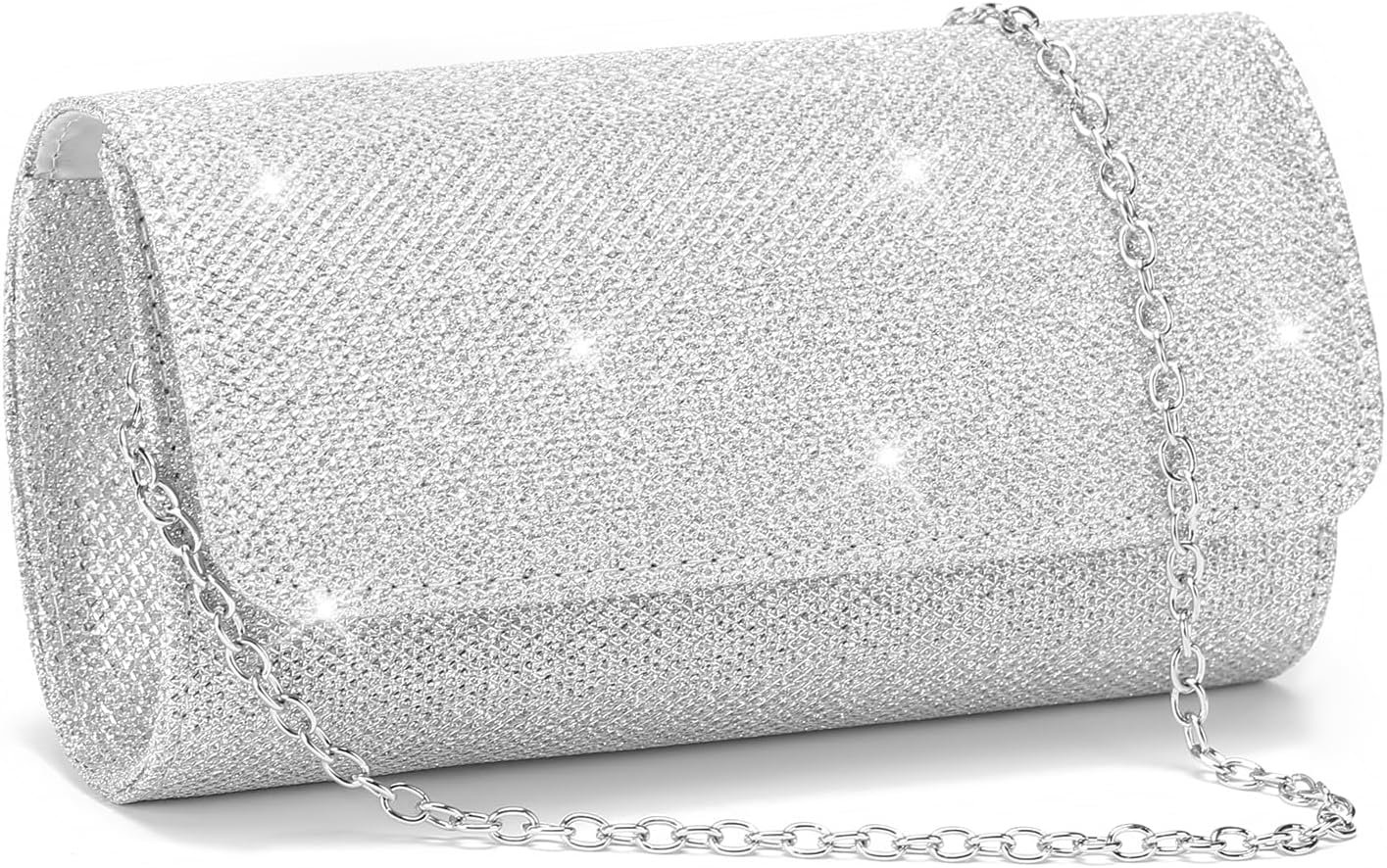 Clutch Purses for Women, Evening Bag with Detachable Chain Ladies Sparkling Party Handbag Wedding Bags