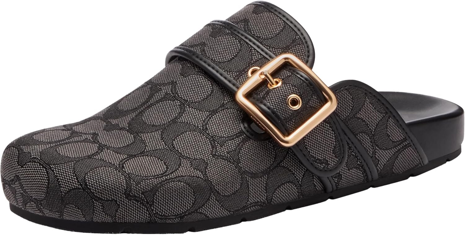 Coach One Signature Jacquard Clog