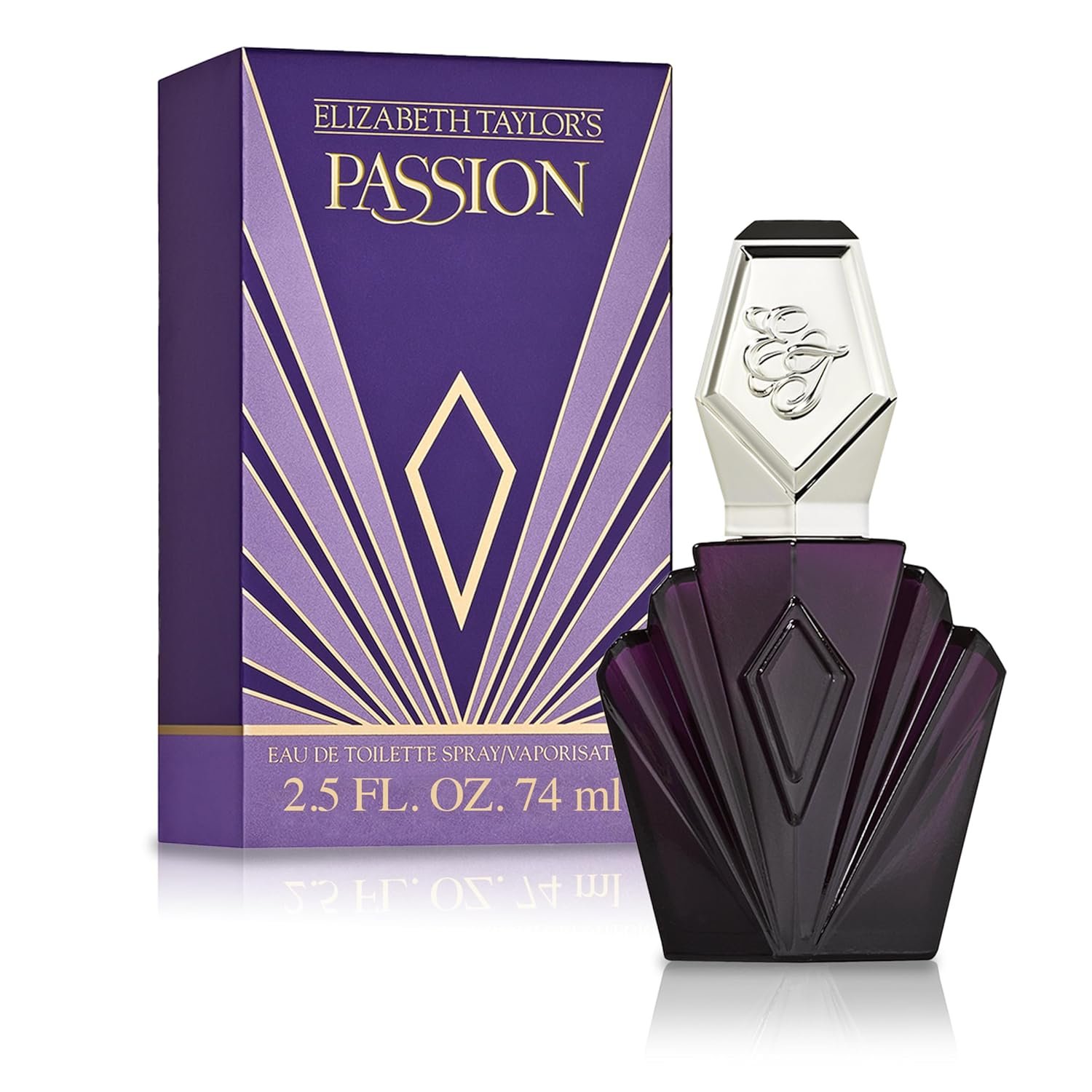 Elizabeth Taylor Passion Women’s Perfume, Long-Lasting Eau De Toilette EDT Spray, Gift for Her, 2.5 fl oz