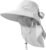Womens Sun Hat UV Protection, Foldable Waterproof Wide Brim Bucket Hats with Neck Flap for Summer Beach Fishing Hiking