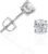 IGI Certified 1 to 10 Carat D-E Color and VS1-VS2 Clarity Lab Grown Diamond Stud Earrings for Women I 14k White Gold Earrings for Her I Secure Screw Back Made in USA by Beverly Hills Jewelers