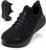 Wide Toe Box Slip On Sneakers for Women with Arch Support | Orthopedic Walking Shoes for Plantar Fasciitis | Zero Drop Sole & Cushion | Tennis Work Shoes