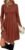 OFEEFAN Long Sleeve Dress for Women Crew Neck Empire Waist Tunic Dress with Pockets