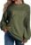 Dokotoo Women’s Casual Long Sleeve Sweaters Loose Crewneck Knit Solid Pullover Sweater Jumper Tops