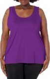 JUST My Size Womens Cooldri Performance Scoopneck Tank Top