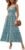 Zattcas Women’s 2025 Summer Casual Floral Maxi Dress with Pockets Spaghetti Strap V Neck Empire Waist Beach Long Sundress